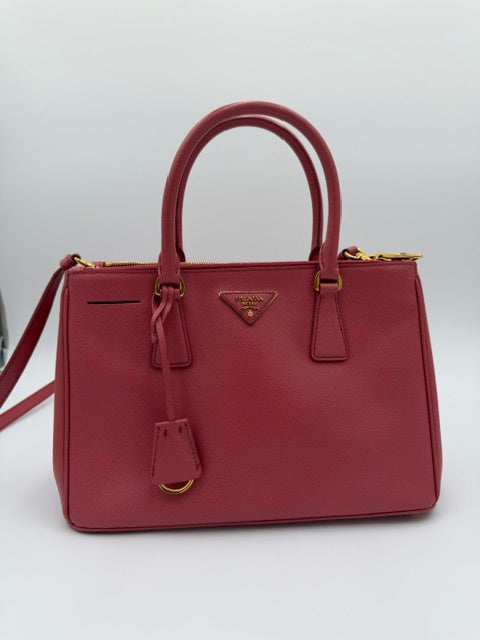 Prada Saffiano Leather Top Handle Bag