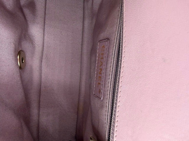 Chanel Mademoiselle Blush Pink Quilted Leather Bag