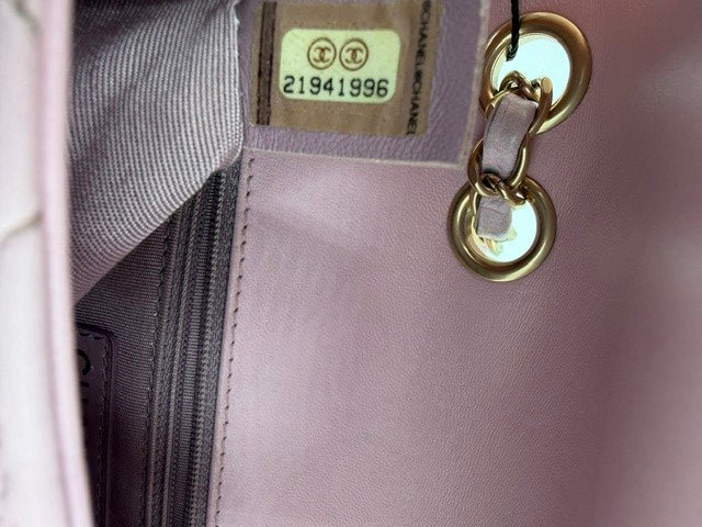 Chanel Mademoiselle Blush Pink Quilted Leather Bag