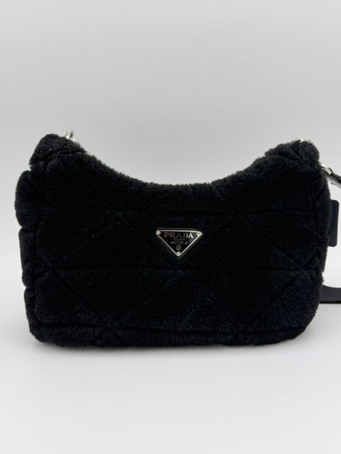 Prada Re-Edition Mini Shearling Bag