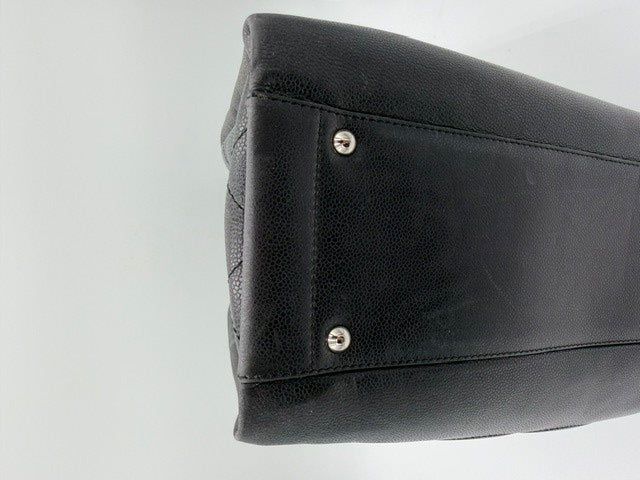 Chanel Grand Shopping Tote GST Black Caviar Leather Shoulder Bag