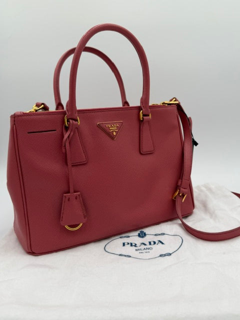 Prada Saffiano Leather Top Handle Bag