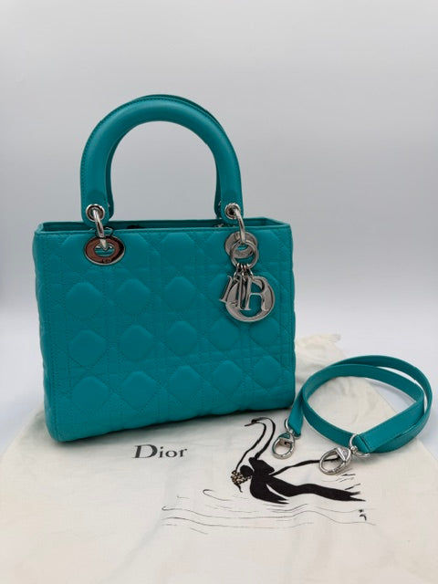 Christian Dior Lady Dior Bag - Teal