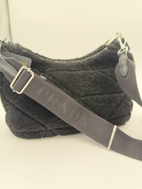 Prada Re-Edition Mini Shearling Bag