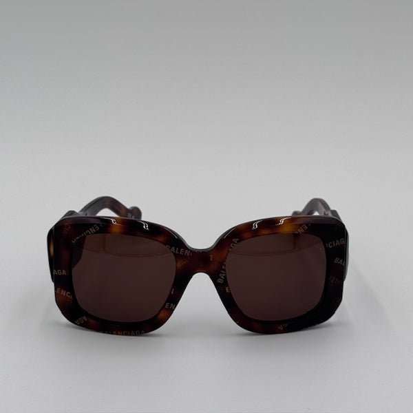 Balenciaga Tortoiseshell Square Sunglasses | Authentic – Affluence