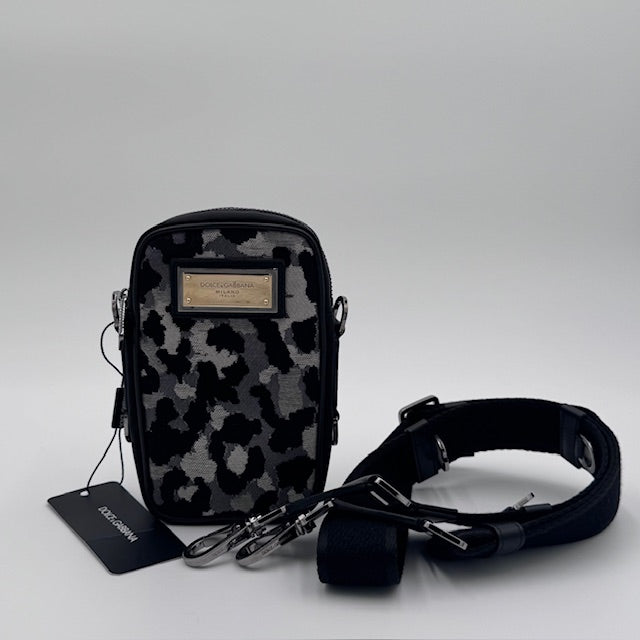 Dolce & Gabbana Camouflage Crossbody Phone Bag
