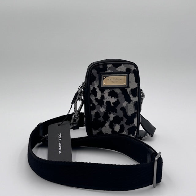 Dolce & Gabbana Camouflage Crossbody Phone Bag