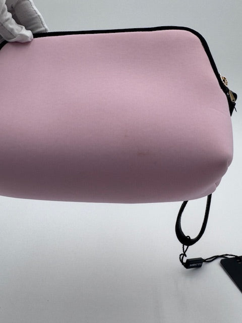 Dolce & Gabbana Pink Neoprene Logo Cosmetic Pouch
