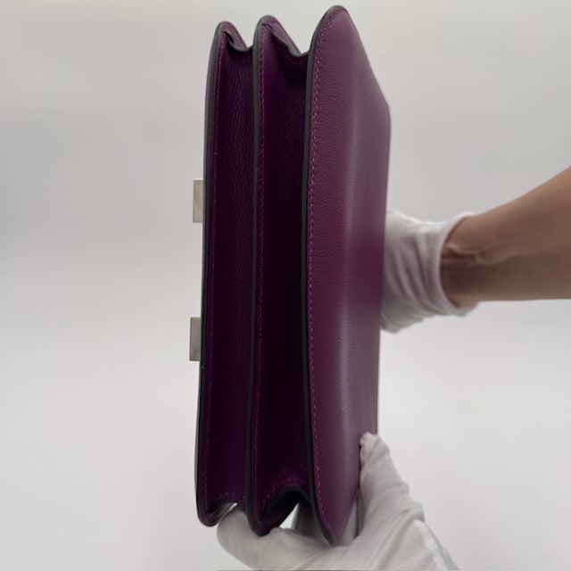 Hermès Constance 24 Anemone Evercolor Leather Shoulder Bag