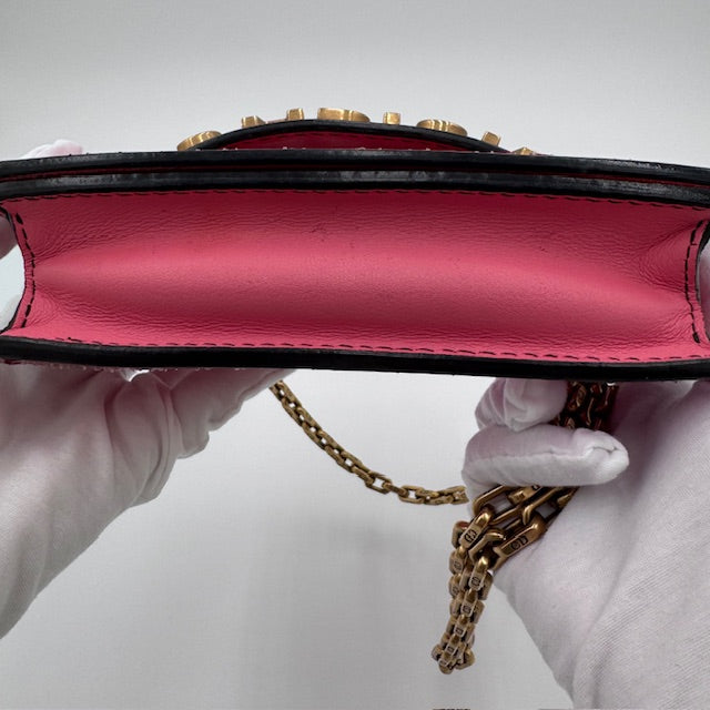 Dior J'ADIOR Pink Mirror Chain Clutch