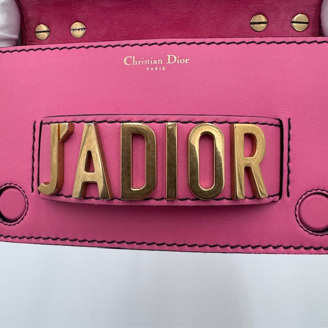 Dior J'ADIOR Pink Mirror Chain Clutch