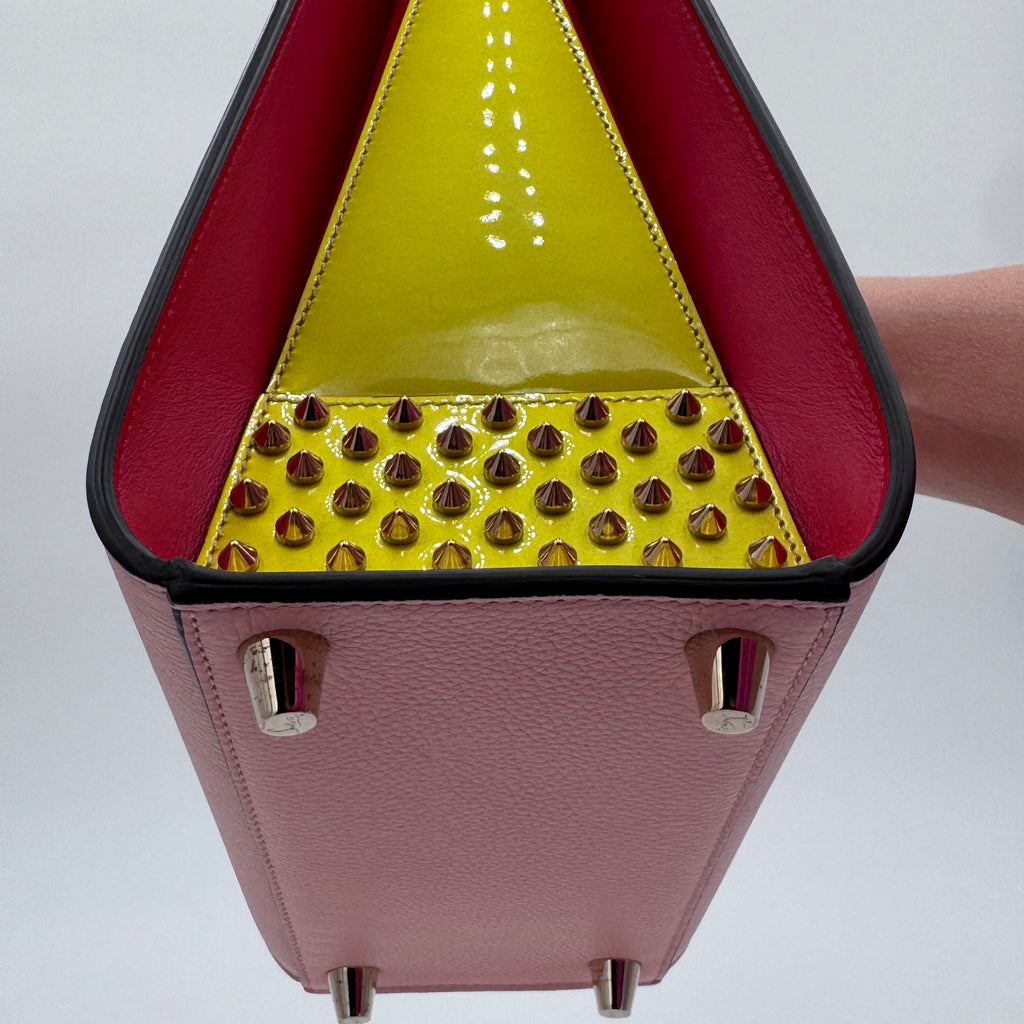 Christian Louboutin Paloma Small Leather Tote – Pink Multi