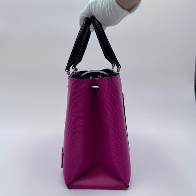 Louis Vuitton Kleber PM Epi Leather Tote Fuschia Pink