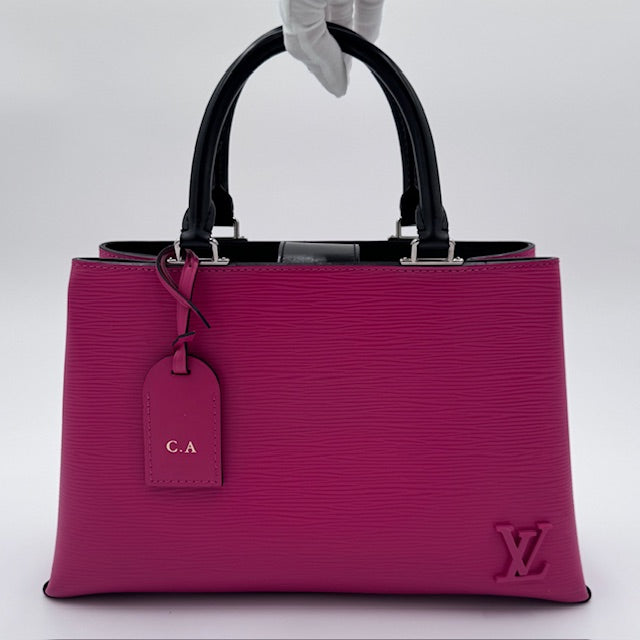 Louis Vuitton Kleber PM Epi Leather Tote Fuschia Pink