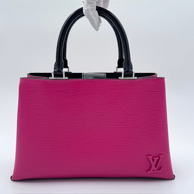 Louis Vuitton Kleber PM Epi Leather Tote Fuschia Pink