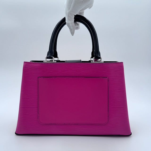 Louis Vuitton Kleber PM Epi Leather Tote Fuschia Pink