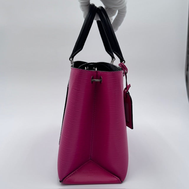Louis Vuitton Kleber PM Epi Leather Tote Fuschia Pink
