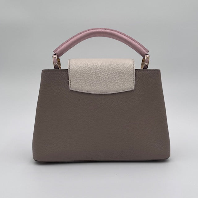 Louis Vuitton Capucines BB Tricolor Taurillon Leather Top Handle Bag