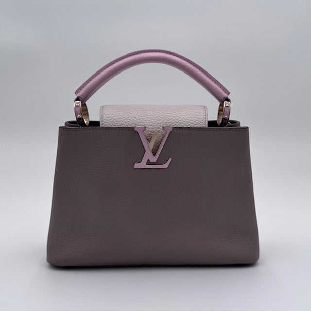 Louis Vuitton Capucines BB Tricolor Taurillon Leather Top Handle Bag