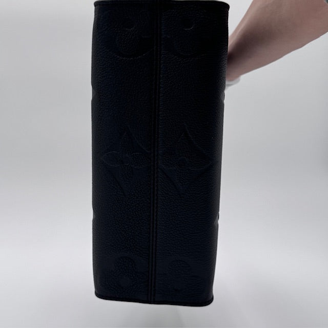 Louis Vuitton OnTheGo PM Black Monogram Empreinte Leather with Gold-Tone Hardware