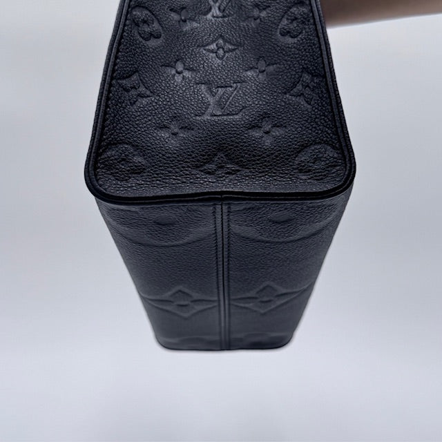 Louis Vuitton OnTheGo PM Black Monogram Empreinte Leather with Gold-Tone Hardware
