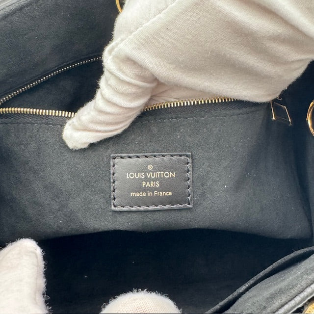 Louis Vuitton OnTheGo PM Black Monogram Empreinte Leather with Gold-Tone Hardware