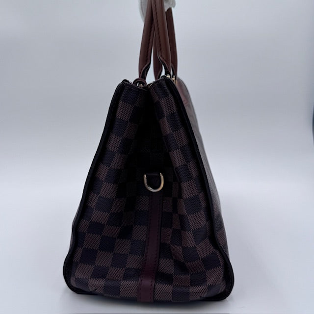 Louis Vuitton Lockit MM - Damier Ebene with Leather Trim