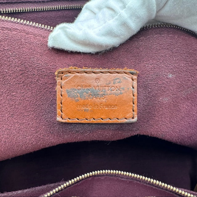 Louis Vuitton Lockit MM - Damier Ebene with Leather Trim