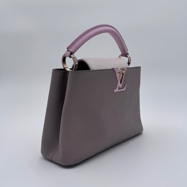 Louis Vuitton Capucines BB Tricolor Taurillon Leather Top Handle Bag