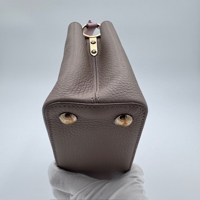 Louis Vuitton Capucines BB Tricolor Taurillon Leather Top Handle Bag