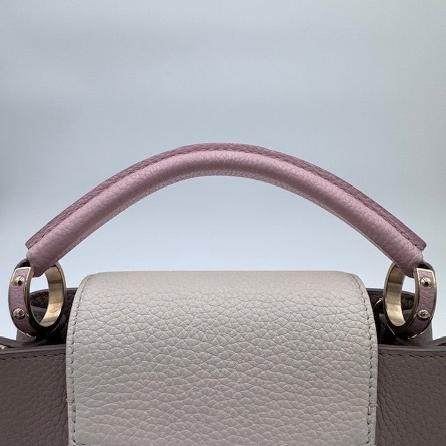 Louis Vuitton Capucines BB Tricolor Taurillon Leather Top Handle Bag
