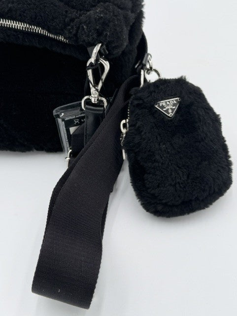 Prada Re-Edition Mini Shearling Bag