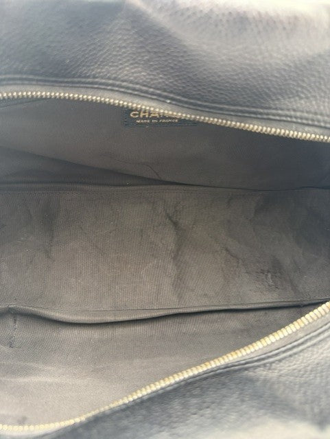 Chanel Quilted Caviar Leather Boston Bag