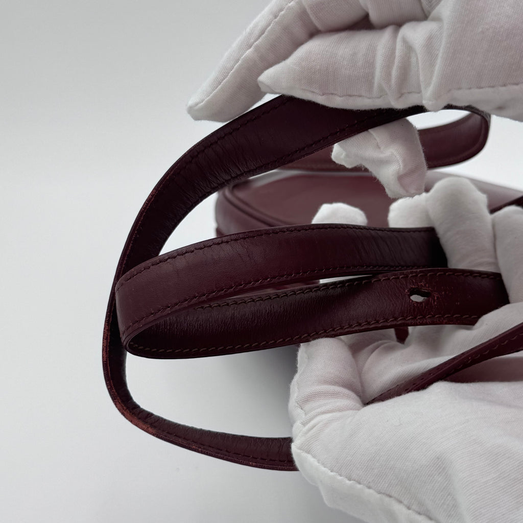 Cartier Must de Cartier Bordeaux Leather Camera Bag