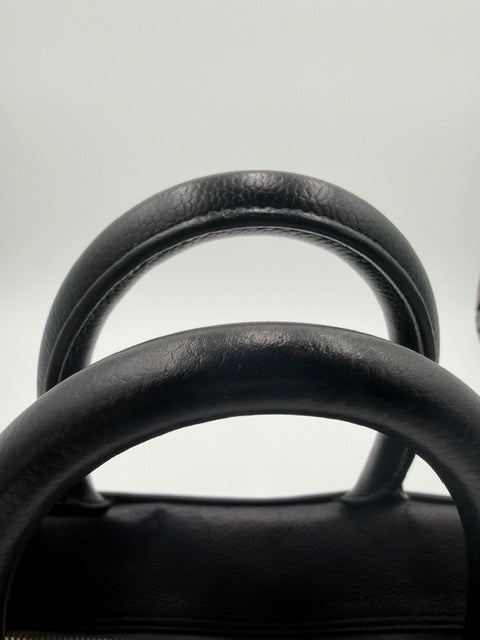 Chanel Quilted Caviar Leather Boston Bag