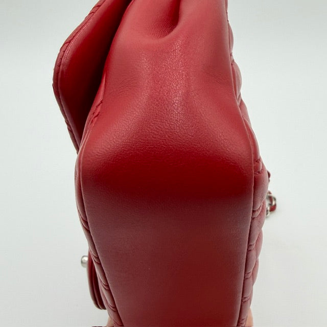 Chanel Medium Double Stitch Chevron Lambskin Flap Bag