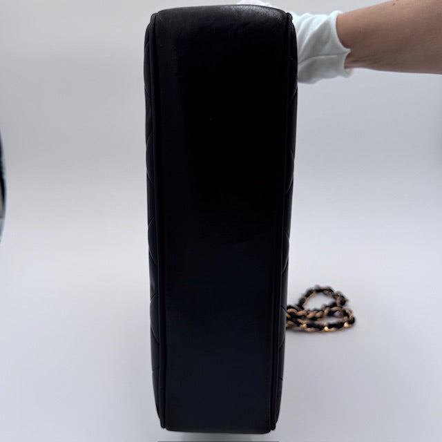 Chanel Black Quilted Leather Tote Bag