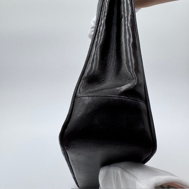 Chanel Black Quilted Leather Tote Bag