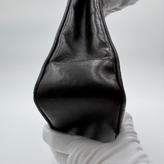 Chanel Black Quilted Leather Tote Bag