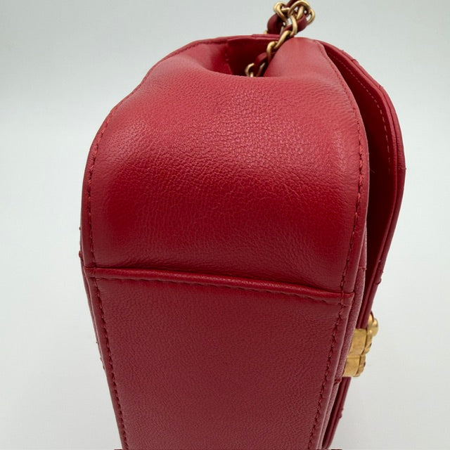 Chanel Chain Infinity Top Handle Flap Bag