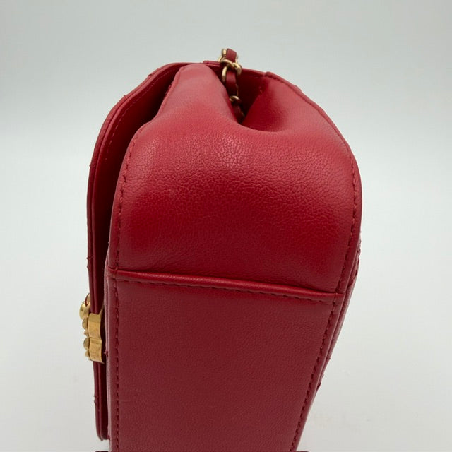 Chanel Chain Infinity Top Handle Flap Bag