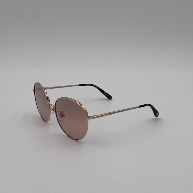 Chopard Gold Round Metal Sunglasses