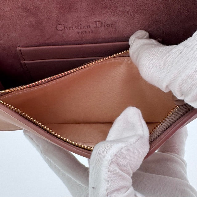 Dior Ultra-Matte Blush Saddle Belt Pouch Leather Bag