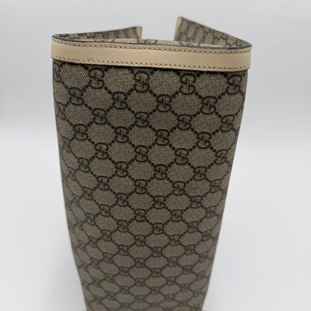 Gucci Padlock Medium GG Supreme Canvas Shoulder Tote Bag