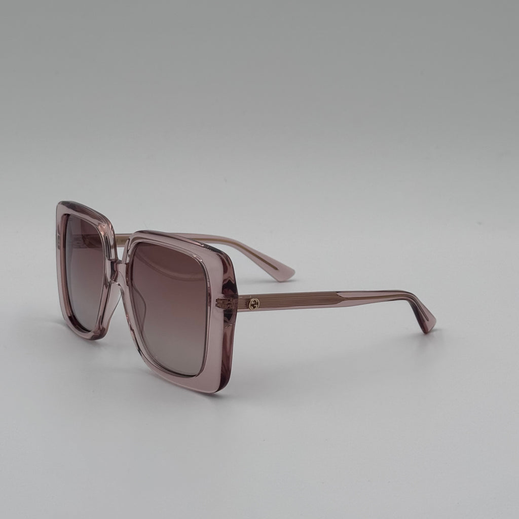 Gucci Pink Oversized Square Sunglasses