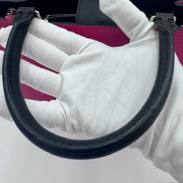 Louis Vuitton Kleber PM Epi Leather Tote Fuschia Pink