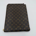 Louis Vuitton Pochette Voyage MM Monogram Canvas Zip Pouch